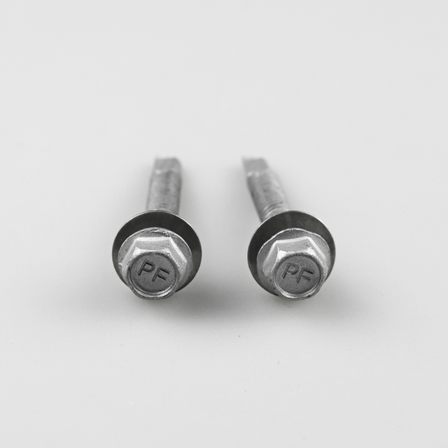 Bi-Metal Stainless Steel 304 Hex Flange Head Self Drilling Screw ST6.3-20*45,3#