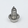 SUS410 Hex Washer Head Slot Self Tapping Screw ST6.3-14*13