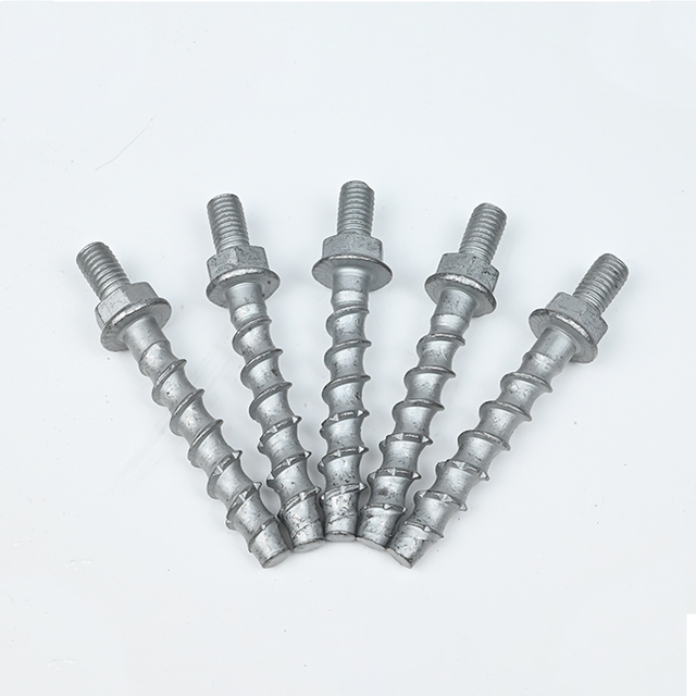 SUS410 Hex Flange Hanger Concrete Screw Anchor M8-7.7*55