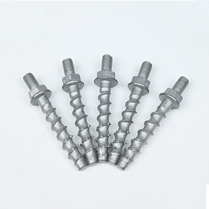 SUS410 Hex Flange Hanger Concrete Screw Anchor M8-7.7*55