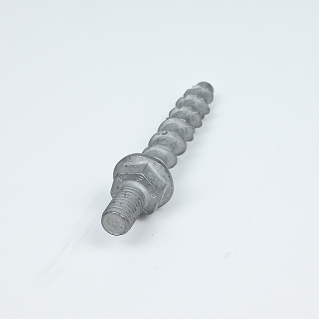 Bi-metal SUS304 Hex Flange Hanger Concrete Screw Anchor M8-7.7*55