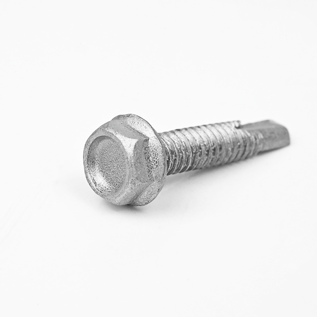 Bi-Metal SUS304 Hex Flange Self Drilling Screw ST4.8-24*25