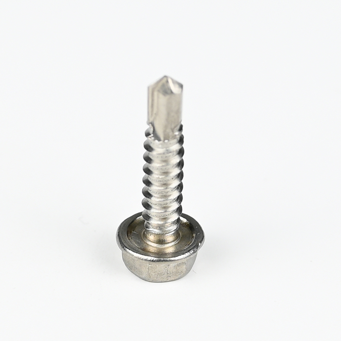 SUS304 Hex Head Self Drilling Screw ST4.8-16*22