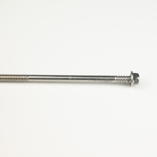 SUS410 Hex Washer Self Drilling Screw with Double Thread ST5.5-24*138, 5#