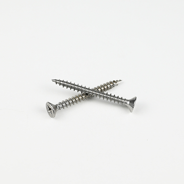 SUS316 Double Flat Head Pozi with 6 Ribs Chipboard Screw T-17 M6-2.6*60