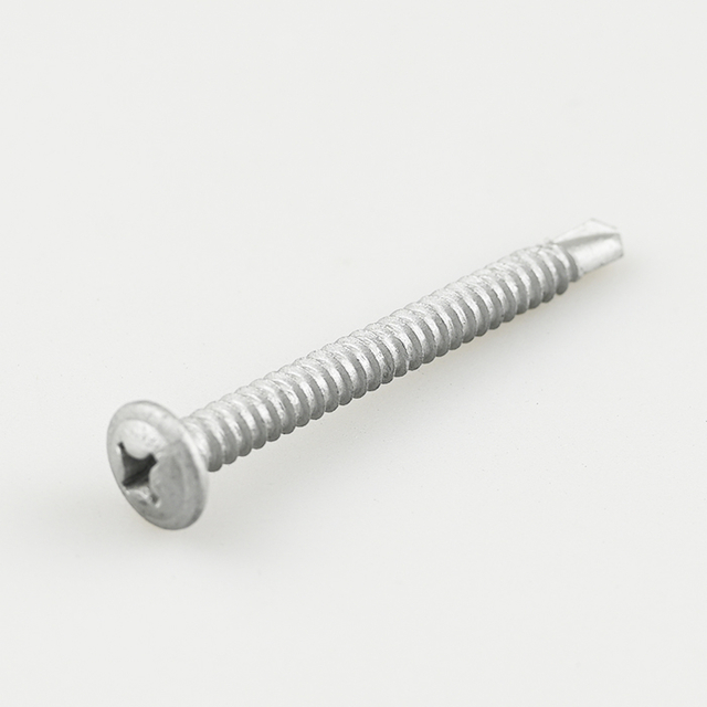 Bi-Metal Stainless Steel 304 Wafer Cross Recess Head Self Drilling Screw ST5.5-14*60